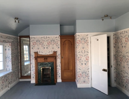 Mixing Wallpaper Designs with Paint Choices